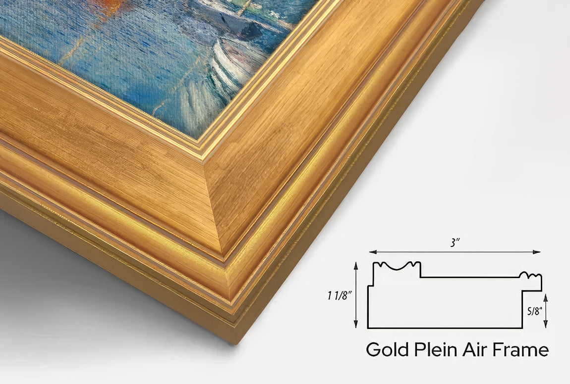 Gold Plein Air frame detail
