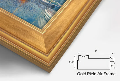Gold Plein Air frame detail